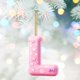 thumbnail image 4 of 26 Alphabet Series 2D Acrylic Backpack Car Pendant Decoration Ornament, 4 of 6