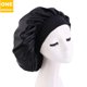 thumbnail image 1 of Gorro de dormir de seda, tamaño ajustable, color negro TUNC Sencillez, 1 of 4