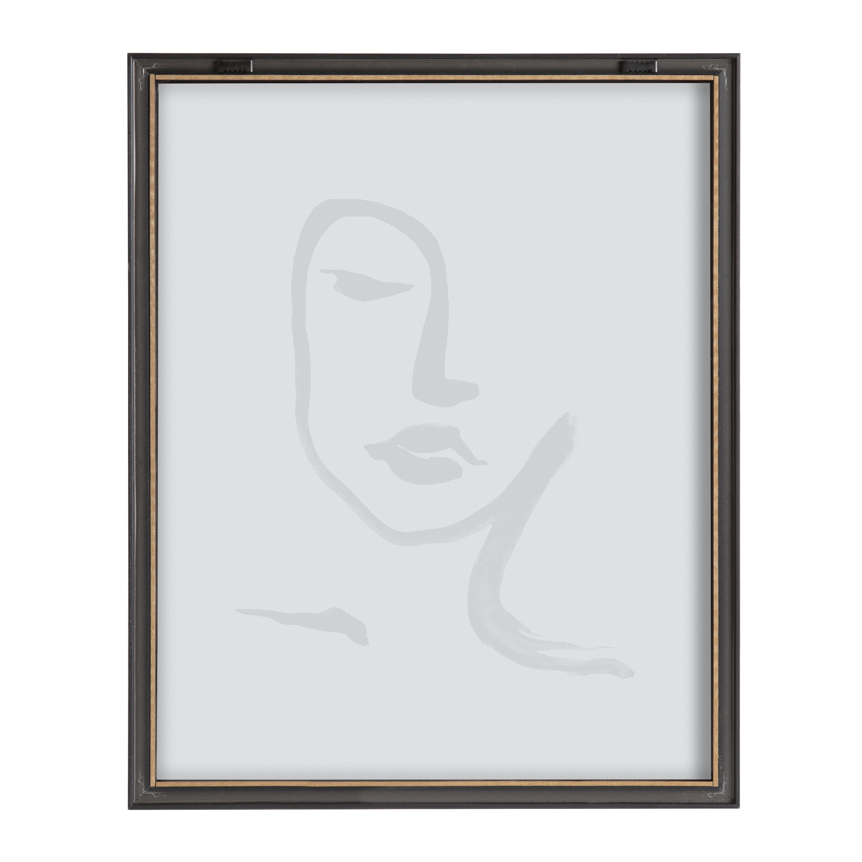 Kate and Laurel People Framed Canvas Art Print, 16" x 20", by Viola Kreczmer