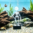 thumbnail image 5 of Clearance Halloween Dancing Skeleton Aquarium Bubbler, Action Skeleton Aquarium Ornament, Fish Aquarium Decor, Air-Driven Moving Skeleton Fish Tank Bubbler Decoration for Fresh & Saltwater Aquariums, 5 of 10