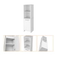 thumbnail image 4 of Kitchen Pantry, White Modern, Single Door, Four Shelves Pantry Cabinet, Modern Style, For, 4 of 5