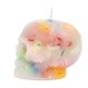 thumbnail image 4 of Veladora de craneo, grande (Blanca con colores), 4 of 5