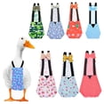 thumbnail image 6 of Chicken Diapers Bantam Hens - Reusable 3-Piece Set with Bow Ties Poultry Nappies Washable Waterproof for Geese Pet Ducks Silkie, 6 of 6