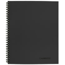 Cambridge Wirebound Legal Ruled Business Notebook, 80 Sheets, 8.25" x 11", Gray
