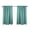 Aqua Green, variant on Aiking Home Rod Pocket Faux Linen Textured Semi-Sheer Window Curtain Valances (Set of 2, 56"x16" Each Panel, Mandarin)