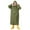 Dark Green, variant on Wuxian Kids Rain Suit Raincoats For Girls Boys Waterproof Rain Jacket Solid Color Children Toddler Rain Wear Children Rain Poncho Waterproof Coverall,Blue,6-8 Years