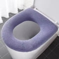 thumbnail image 2 of Cubierta de asiento de inodoro Naiovety Decoración de baño azul Tipo 1, 2 of 6