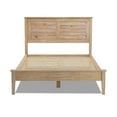 thumbnail image 4 of Grain Wood Furniture Greenport Solid Wood Platform Bed, Full Size, Brushed Driftwood, 4 of 7