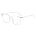 thumbnail image 4 of Gafas de sol con montura cuadrada retro con espejo plano y antiluz azul, modernas y con acabado para miopía, 4 of 6