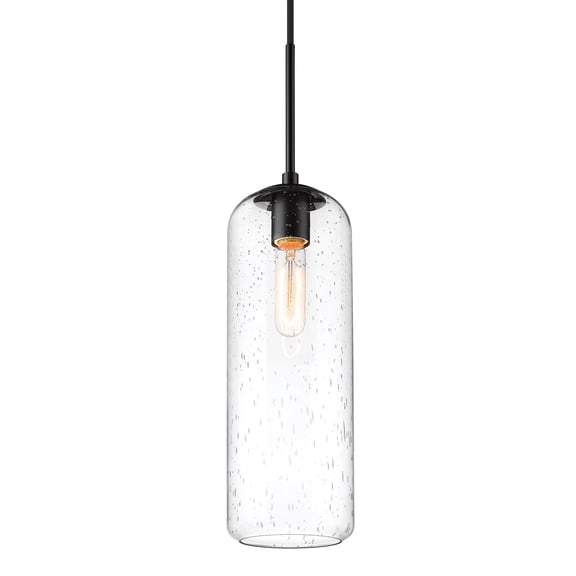 Z-Lite 738P22 Monty 5" Wide Mini Pendant - Black