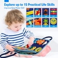 thumbnail image 3 of Juguetes Montessori Busy Board hahaland para niños pequeños de 2 años, 3 of 8