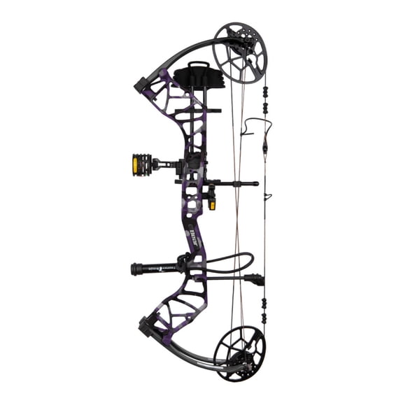 Bear Archery Legit Maxx RTH Right-Hand Compound Bow (10-70 lbs) - Fred Bear Twilight/Black