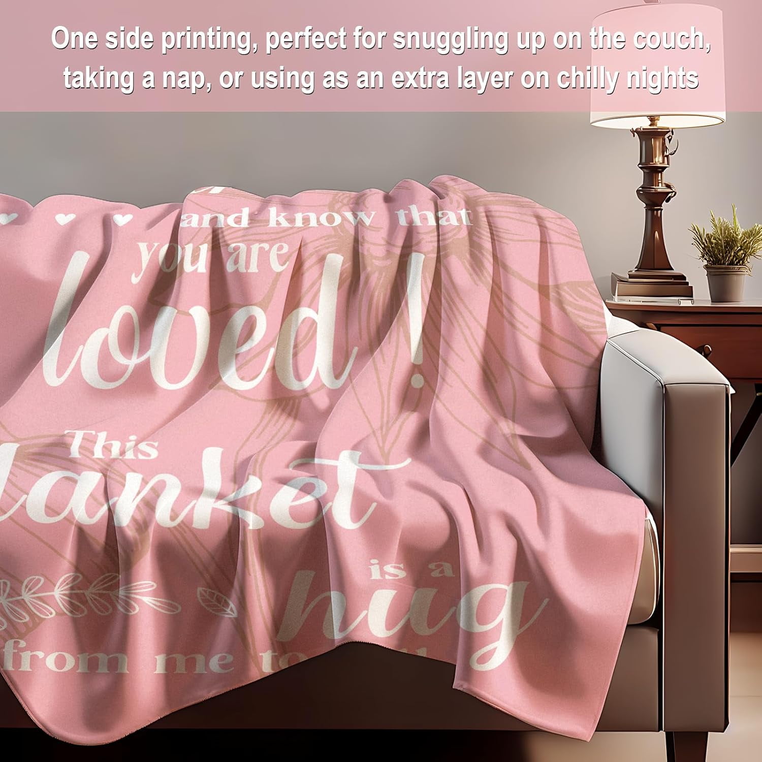 Get Well Soon Gifts, Hug Blanket, Inspirational Gifts for Her Him, Cancer Care Gifts for Women or Men, Encouragement Healing/After Surgery/Thinking of You Gifts