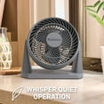 thumbnail image 4 of Holmes Blizzard Air Circulator Fan, 3 Speeds, 90° Tilt, Removable Grill, Cool Grey, 4 of 10