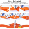 thumbnail image 5 of Colourtree 18" 2 Serrated Claw Hook,Log Lifting Tongs, Heavy Duty Grapple Timber Claw,Lumber Skidding,Log Lifting, 5 of 8