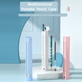 thumbnail image 3 of Riwcyla Cute Pencil Box Hexagonal with 6 Pencils Standing Pen Holder Multi,Function Push,Pull Stationery Box Set Design with Ruler and Detachable Pencil Sharpener and Earaser Hard Pen Case Storage, 3 of 6