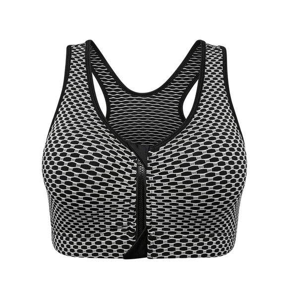 Womens Sports Bra Wirefree Seamless Padded Yoga Bra Workout Gym Activewear with Removable Pads
