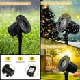 thumbnail image 5 of Morttic Christmas LED Projector Lights, Rotating Snowflake Projector Lights for Outdoor Holiday Wedding New Year Party Garden Home Winter Decor, 5 of 7