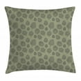 thumbnail image 1 of Pine Cone Throw Pillow Cushion Cover, Plants Woodland Conifer Organic Herbal Treatment on Polka Dots Zen Boho, Decorative Square Accent Pillow Case, 24 X 24 Inches, Pale Sage Green Grey, by Ambesonne, 1 of 2