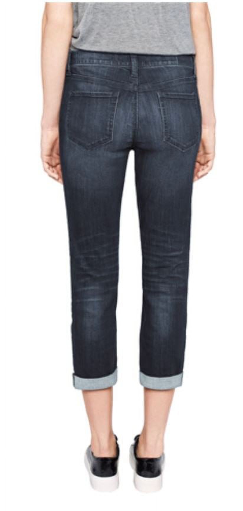 DKNY Womens Mid Rise Soho Skinny Crop Jeans (Dark Wash, 2) - image 3 of 3