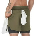 thumbnail image 3 of Shorts de Course Fonctionnels pour Hommes, Rangement Intérieur pour Téléphone, Entraînement, Sport, 3 of 6