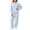 Blue, variant on Girls Fashion Clothes Sets Lace Patchwork Zip up Hoodies Sweatsuit Straight Leg Drawstring Jogger Sets Track Suit Set Pink 5-6 Years