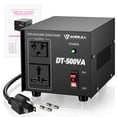 thumbnail image 1 of Convertidor de voltaje Anbull 500W 220-240V a 110-120V, 1 of 7