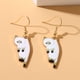 thumbnail image 1 of Lindos pendientes con forma de gancho para la oreja de gatito, textura fresca y dulce, sencillos pendientes de gato de dibujos animados, fáciles de usar, material de calidad, estilo, 1 of 5