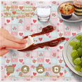 thumbnail image 6 of Pioneer Flower Floral Print Pattern Round Tablecloth 60 X 60 Inch, Wrinkle Resistant Wipeable Table Cloth for Kitchen Dining Picnic Patio Party, 6 of 6