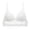 Z01 White, variant on Xijirk Bras for Women French Lace Triangle Bralette Wireless Comfort Support Bra with Sheer Mesh Adjustable Straps Everyday ,2XL