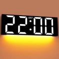 thumbnail image 1 of Luz nocturna Clock JALL con pantalla LED grande de 22 pulgadas, DST, 1 of 6
