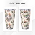 thumbnail image 3 of Salouo Flying Butterflies-1 Print 20oz Tumbler with Lid,Stainless Steel Vacuum Insulated Tumbler Durable Insulated Coffee Mug Thermal Cup with Splash Proof Sliding Lid-Straw Three-piece Set, 3 of 8