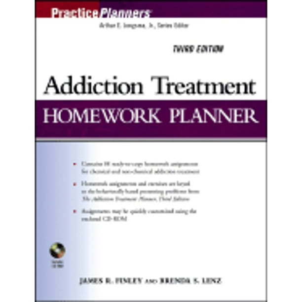 the addiction treatment homework planner