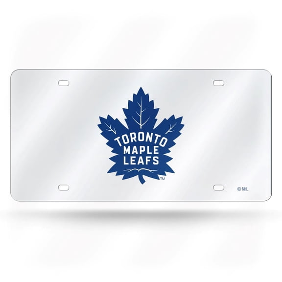 Toronto Hockey Maple Leafs Acrylic License Plate Laser Tag