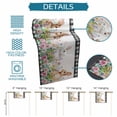 thumbnail image 6 of Easter Bunny Table Runner 60 Inches, Spring Daisy Flowers Rabbits Buffalo Plaid Bed Runner Dresser Scarves Tabletop for Indoor Outdoor Parties/Ceremony/Banquet, 13" x 60", 6 of 8