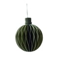 thumbnail image 3 of Adorno de Bola de Panal Strade Fareast Limited Navidad 8 cm x 10 cm Verde, 3 of 8