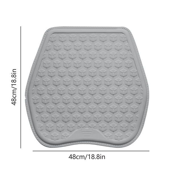 Herunwer Ergonomic Gel Car Seat Cushion with Hexagonal Pattern, Breathable Cool Pad for Office and Driving
