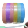 thumbnail image 1 of 6Pcs Sticky Ball Rolling Tape Funny 20M Crafts Educational Toys Unzip Tape Game DIY Making for Sensory Toy Children Scrapbook Gifts Supplies Pearlescent 12mm, 1 of 8