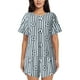 thumbnail image 1 of Fotbe Nautical1 Conjunto de Pijama Estampado para Mujer, 2 Piezas, Ropa de Dormir con Camiseta de Manga Corta y Shorts Suaves-Medium, 1 of 6