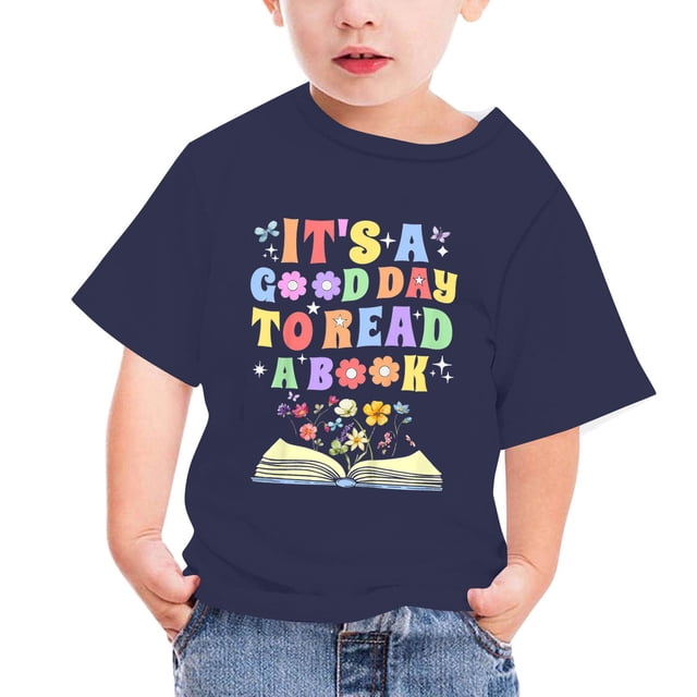 Birdeem Chemises pour Enfants T-Shirt Graphique à Manches Courtes Col Rond Crop Top pour Filles et Garçons de 3 à 14 Ans T-Shirt Tee