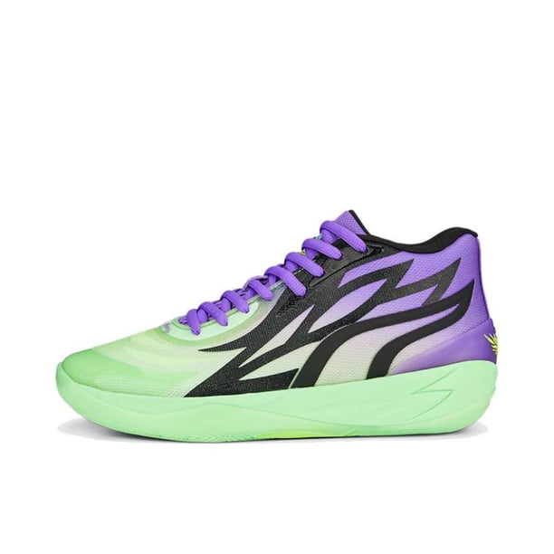 original ️ Puma MB . 02 Rick And Morty Co Marca Ramelo Ball Antideslizante Durable Baja Parte Superior Zapatos De Baloncesto Gao Jiahui unisex