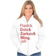 thumbnail image 3 of Flash Gordon Comic Book Characters Zip Up Hoodie Men's Women's Brisco Brands M, 3 of 6