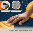 thumbnail image 6 of ODIKA 6'x9' Washable Area Rug Playroom Chart Rocket Ship Galaxy Motifs Science Theme Classroom for Queen Size Bedroom, Under Bed, Master Suite, Easy Care, Non-Shedding, 6 of 7
