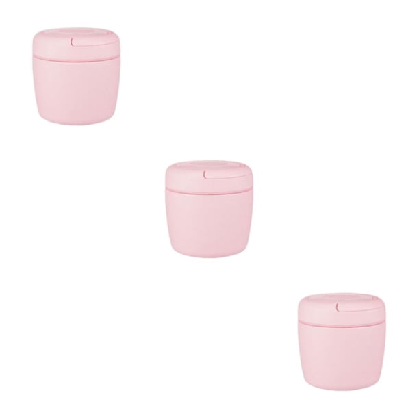 Bewildely Taza Termo De Sopa De Gran Capacidad Con Aislamiento Durable De Alta Temperatura Contenedores De Almuerzo Portátiles Rosa 970ML Type1 NO1