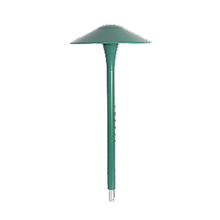 Outdoor Pagoda Designs RAB Lighting FERN Pagoda Full Cutoff Shade 6W 12V AC 2700K Spike Verde Green LED Pathway Light ()