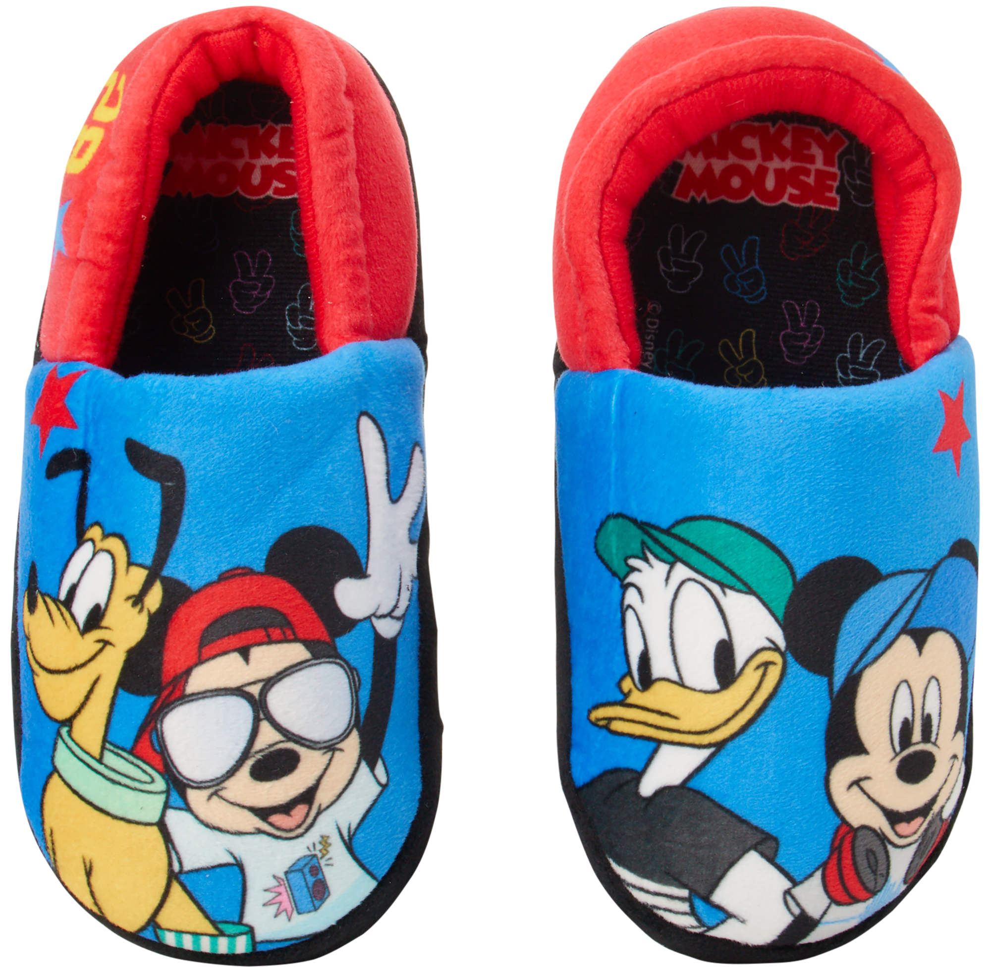 Disney Toddler Baby Slippers - Boys/Girls Minnie Mouse and Mickey Mouse ...