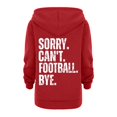 thumbnail image 3 of MIASHUI Chandail en Molleton Fille Manches Longues Imprimé Lettre Fermeture Éclair Manteau, Rouge, 6-7 Ans, 3 of 6