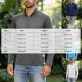 thumbnail image 4 of ZIXKCGDSE Men's Long Sleeve Athletic Shirts 1/4 Pullover Zip Long Sleeve Lightweight Tops Size S, 4 of 4