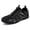 Black, variant on LUXUR Men Trekking Sneakers Breathable Hiking Shoes Low Top Wading Shoe Lightweight Casual Sneaker Mens Trainers Brown 10.5