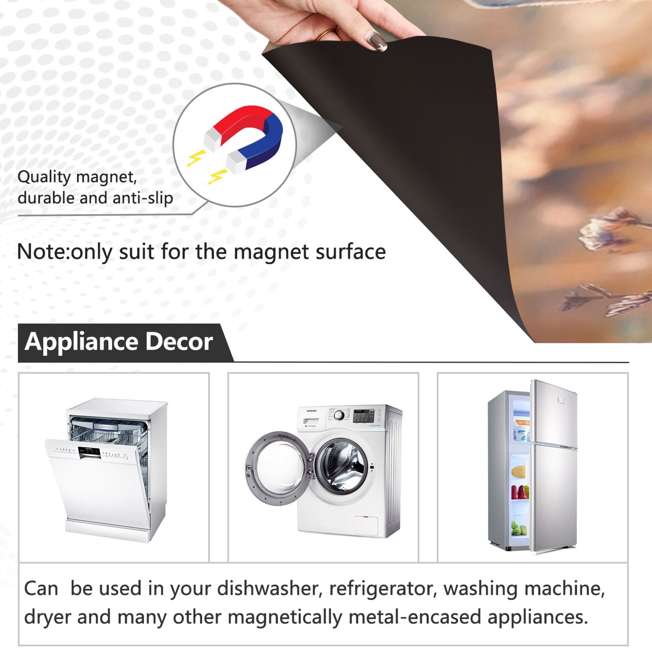 Dishwasher Magnetic Sticker 23x26 Inch Refrigerator Magnetic Sticker Washing Machine Magnetic Sticker Kitchen Panel Magnetic Sticker Home Decor Super Cool Easter Bunny